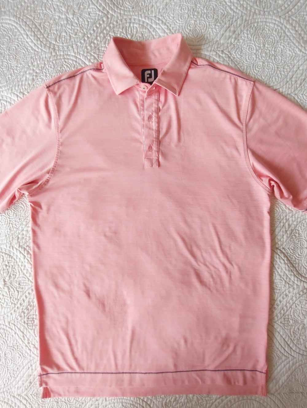 FootJoy Pink Polo Shirt, Size M